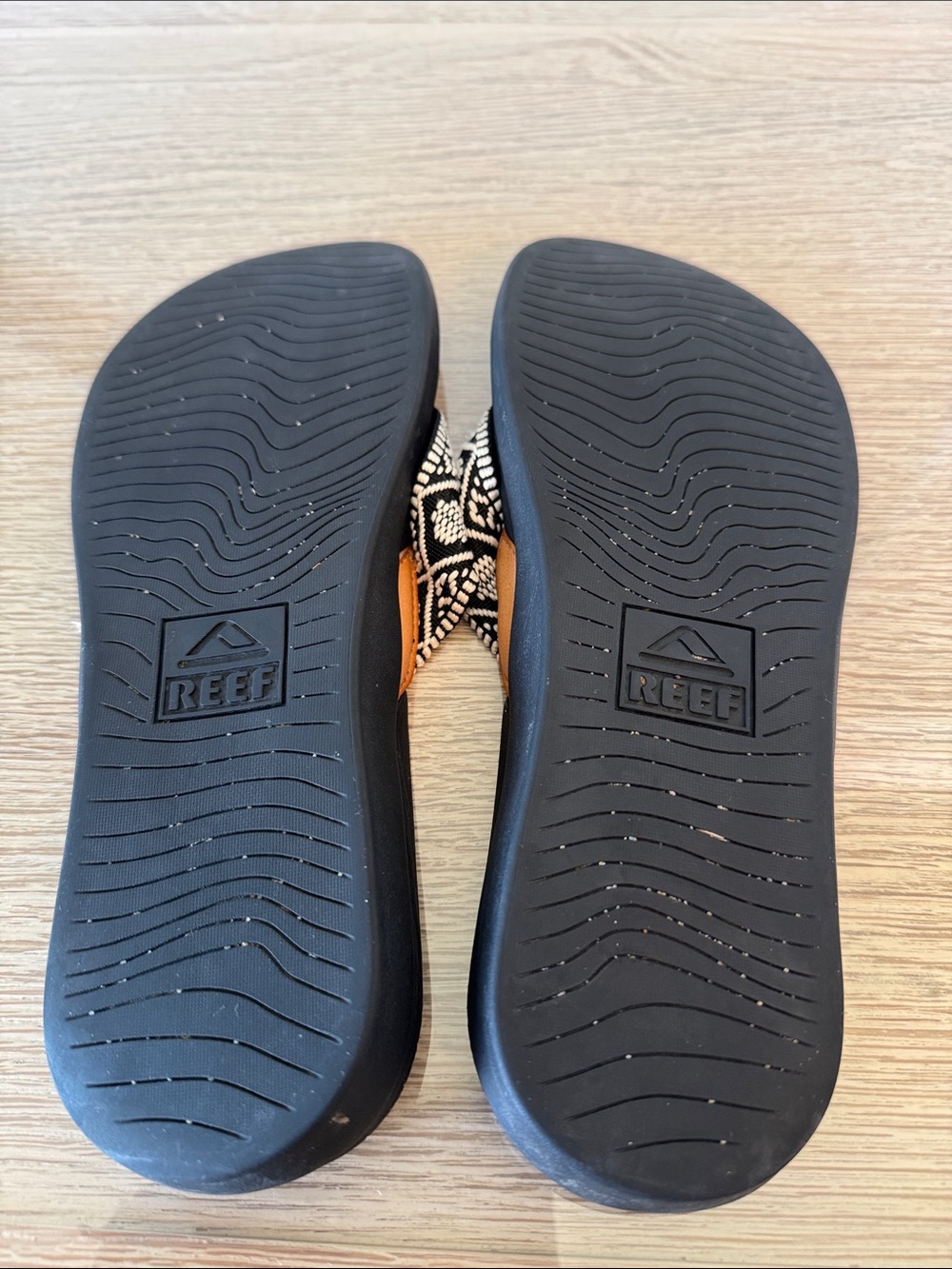Reef Black Woven Orthotic Sandals, Women’s Size 10 - Picture 13 of 13